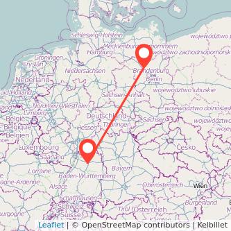 Neuruppin Heilbronn Mitfahrgelegenheit Karte