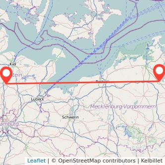 Neumünster Greifswald Mitfahrgelegenheit Karte