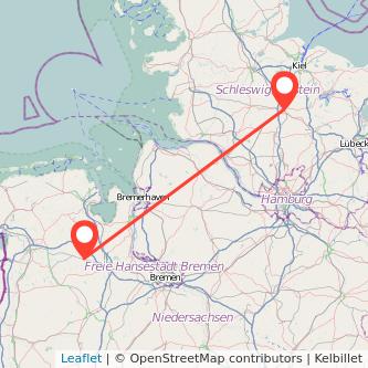 Neumünster Bad Zwischenahn Bahn Karte