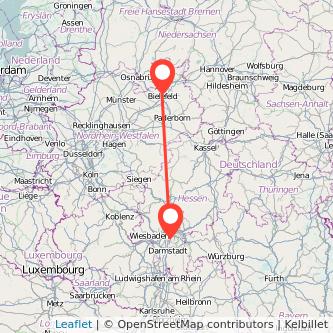 Neu Isenburg Bielefeld Mitfahrgelegenheit Karte