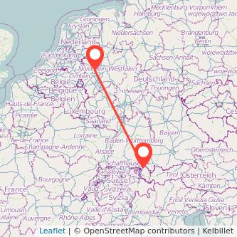 Bregenz Duisburg Mitfahrgelegenheit Karte