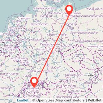 Neubrandenburg Luzern Mitfahrgelegenheit Karte