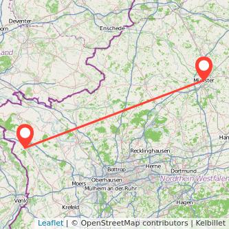 Münster Weeze Mitfahrgelegenheit Karte