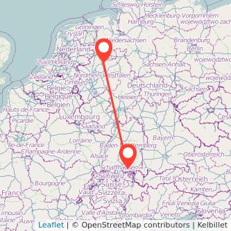 Münster Konstanz Mitfahrgelegenheit Karte