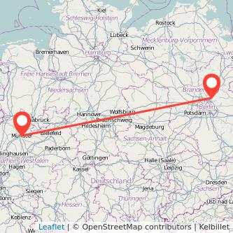Münster Bernau bei Berlin Mitfahrgelegenheit Karte