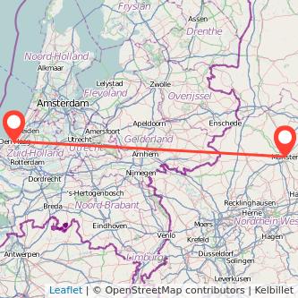 Münster Den Haag Mitfahrgelegenheit Karte