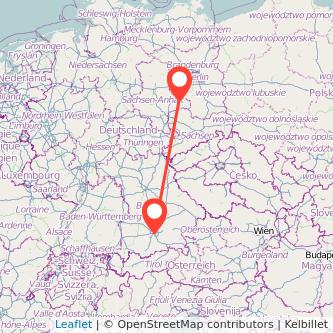 München Lutherstadt Wittenberg Mitfahrgelegenheit Karte