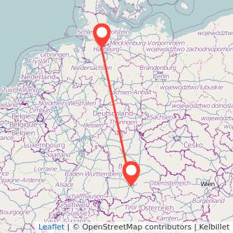 München Wedel Mitfahrgelegenheit Karte