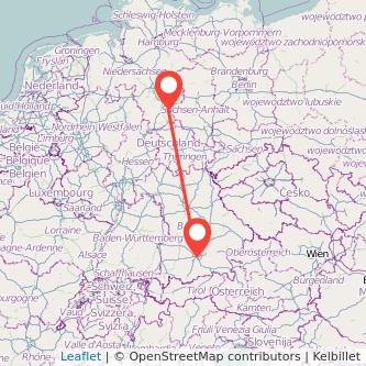 München Goslar Mitfahrgelegenheit Karte