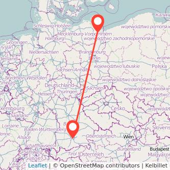 München Anklam Bahn Karte