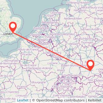 Munich Wickford train map