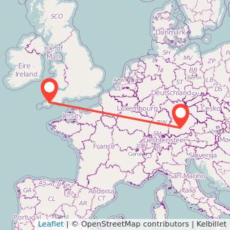 Munich Truro train map