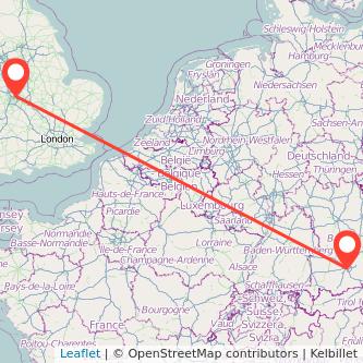 Munich Sutton Coldfield train map