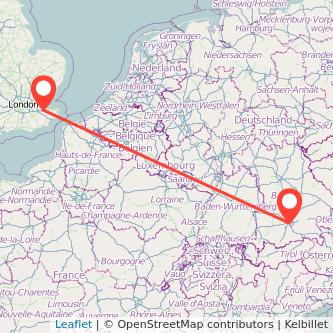 Munich Sittingbourne train map