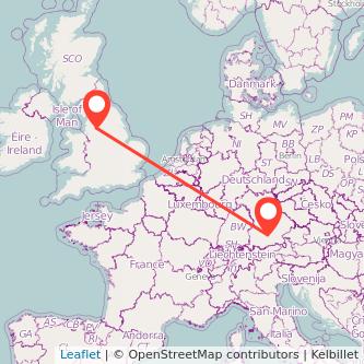 Munich Rochdale train map