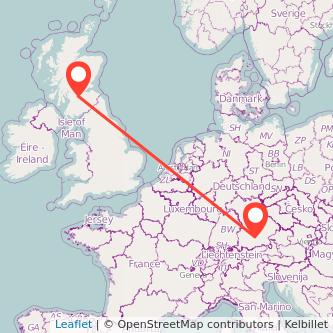 Munich Motherwell train map