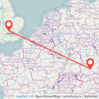 Munich Hemel Hempstead train map