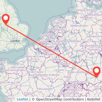 Munich Derby bus map