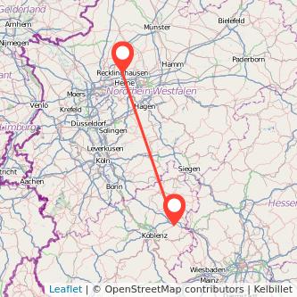 Montabaur Recklinghausen Bahn Karte