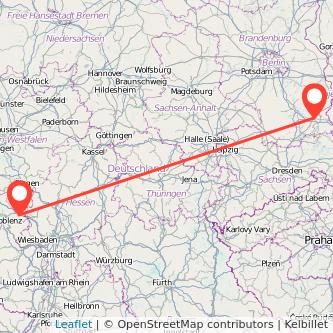 Montabaur Cottbus Bahn Karte