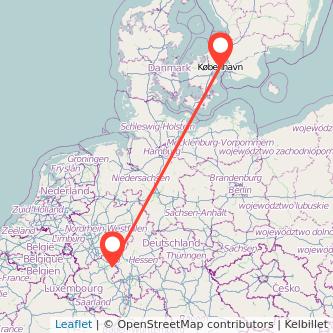 Montabaur Kopenhagen Bahn Karte