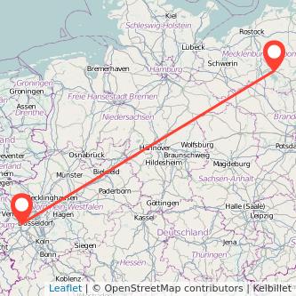 Mönchengladbach Waren Bahn Karte