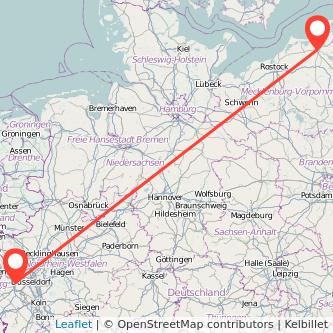 Mönchengladbach Stralsund Bahn Karte