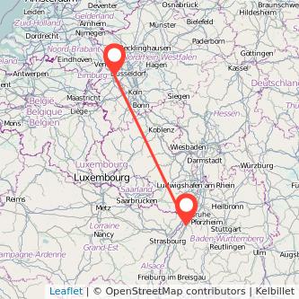 Mönchengladbach Rastatt Bahn Karte