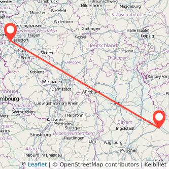 Mönchengladbach Plattling Bahn Karte