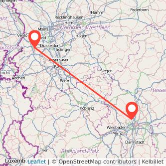 Mönchengladbach Oberursel Mitfahrgelegenheit Karte