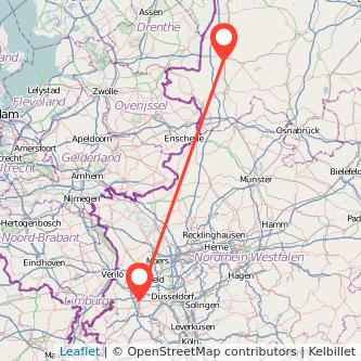 Mönchengladbach Meppen Bahn Karte