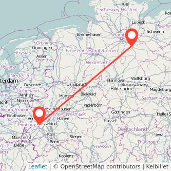 Mönchengladbach Lüneburg Mitfahrgelegenheit Karte