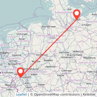 Mönchengladbach Lübeck Mitfahrgelegenheit Karte