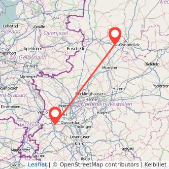 Mönchengladbach Ibbenbüren Bahn Karte