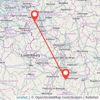 Mönchengladbach Horb am Neckar Bahn Karte