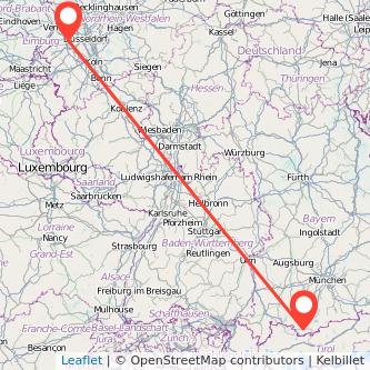 Mönchengladbach Garmisch-Partenkirchen Bahn Karte