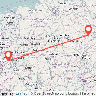 Mönchengladbach Brandenburg an der Havel Bahn Karte