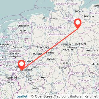 Mönchengladbach Bad Bevensen Bahn Karte