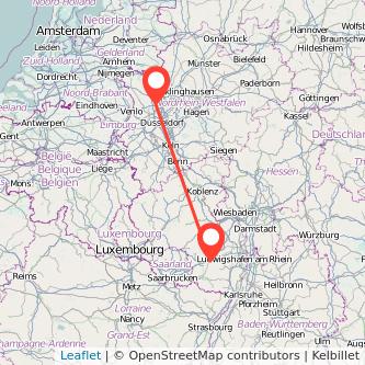 Moers Kaiserslautern Mitfahrgelegenheit Karte