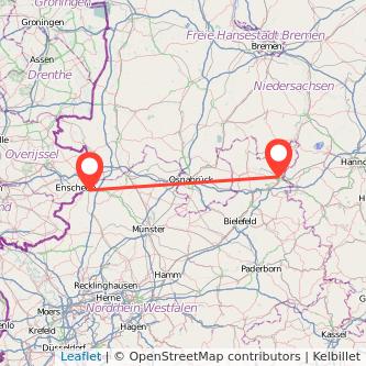 Minden Gronau Mitfahrgelegenheit Karte