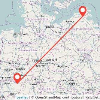 Meschede Stralsund Bus Karte