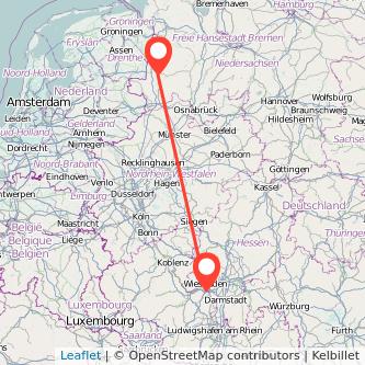 Meppen Mainz Mitfahrgelegenheit Karte