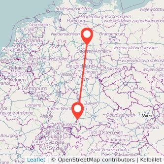 Memmingen Helmstedt Bahn Karte