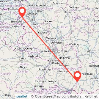 Memmingen Heinsberg Mitfahrgelegenheit Karte