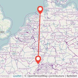 Marienhafe Belfort Bahn Karte
