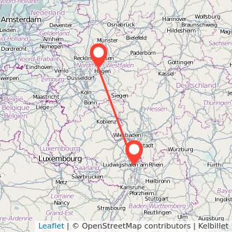 Mannheim Witten Mitfahrgelegenheit Karte