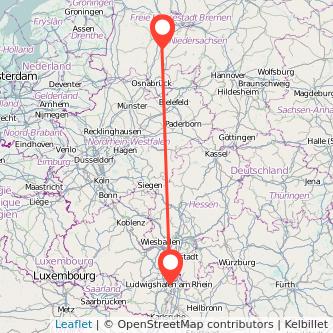 Mannheim Vechta Mitfahrgelegenheit Karte