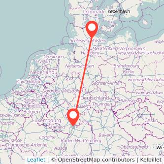 Mannheim Kiel Mitfahrgelegenheit Karte