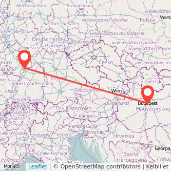 Mannheim Budapest Mitfahrgelegenheit Karte