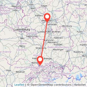 Mainz Lörrach Mitfahrgelegenheit Karte